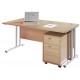 Infinite 2 Drawer Under Desk Mobile Pedestal